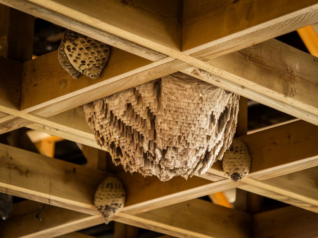 Les guêpes et les charpentes : comment éviter une nidification dans votre maison